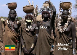 Ethiopia Mursi Tribe Natives New Postcard - Afrika