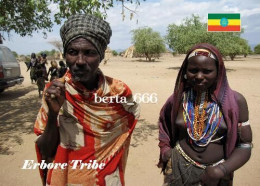 Ethiopia Erbore Tribe Couple New Postcard - Africa