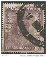 GRANDE BRETAGNE  N° 118 PERFORE OBL TB - Used Stamps