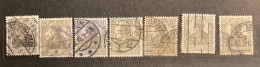 Deutsches Reich -  Mi. 98 - 100 - 101 - 102 - 103 - 104 (o) - Usati