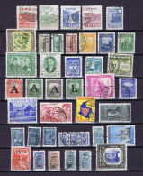 Kolumbien,  Colombia 1945-1953: 39 Diff.  Incl. Strip Of 3 Used, Gestempelt - Colombia