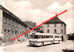 AK Zwickau Niederplanitz Planitz Wilhelm Stolle Platz Ikarus Bus Haltestelle Gasthof Sparkasse Wilhelm Busch Straße DDR - Zwickau