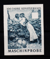 Probedruck Test Stamp Specimen Maschinprobe Staatsdruckerei Wien Mi. Nr. 1088  NEUE FARBE - Proofs & Reprints
