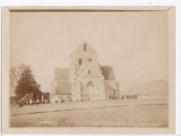 Photo De Particulier Aisne Environs De  Bouconville Vauclair église Avec Cimetière A Identifier Et Situer   Réf 30265 - Lieux