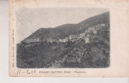 POGGIO CATINO RIETI PANORAMA VG 1908 - Rieti