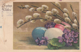 Sretan Uskrs , Happy Easter ,Eggs , Goat Willow 1940 - Pâques