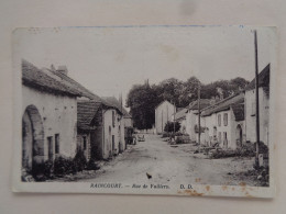 70 - Haute Saone - Raincourt - Rue De Vuillers - Réf 77B - - Sonstige & Ohne Zuordnung