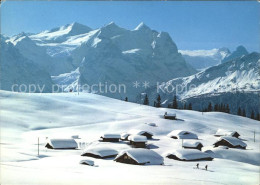 11702362 Hasliberg Balisalp Tief Verschneit Wetterhorngruppe Moech Eiger Haslibe - Autres & Non Classés