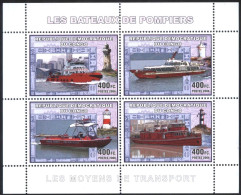 Mint Stamps In Miniature Sheet Ships  2006  From Congo - Barche