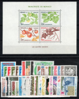 Monaco - Annee Complete 1981 - YV 1264 à 1305 N** MNH Luxe , Cote 112 Euros - Volledige Jaargang