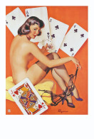 Pin Ups Of GIL ELVGREN Carte Postale Postcard - Size 15x10 Cm.aprox. - Pin-Ups