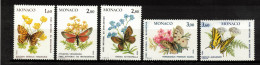 MONACO  Timbres Neufs **  De  1984 ( Ref  MC563 ) Faune -Papillons Du Mercantour - Ongebruikt