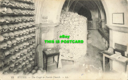 R621218 12. Hythe. Crypt In Parish Church. LL. 1912 - Mondo