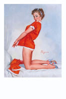 Pin Ups Of GIL ELVGREN Carte Postale Postcard - Size 15x10 Cm.aprox. - Pin-Ups