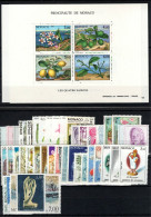 Monaco - Année 1990 N** MNH Luxe Complète , YV 1705 à 1752 , 48 Timbres , Cote 133 Euros - Full Years