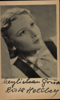 CPA Schauspielerin Ruth Hellberg, Portrait, Autogramm - Acteurs