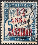 Zanzibar Timbre Taxe N°1 - Used Stamps