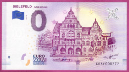 0-Euro XEAF 2018-2 # 777 ! BIELEFELD - ALTES RATHAUS - Private Proofs / Unofficial