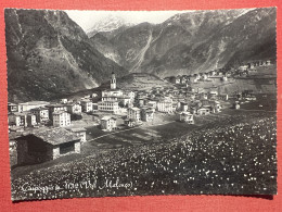 Cartolina - Caspoggio ( Valmalenco, Sondrio ) - Panorama - 1961 - Sondrio