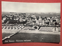 Cartolina - Lido Di Jesolo ( Venezia ) - Panorama Dall'aereo - 1963 - Venezia