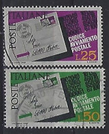 Italy 1968  Einfuhrung Der Postleitzahlen (o) Mi.1251-1252 - 1961-70: Usati