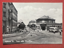 Cartolina - Valenza Po ( Alessandria ) - Viale Della Repubblica - 1961 - Alessandria