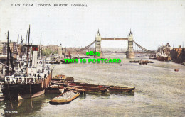 R622136 209374. View From London Bridge. London. Valesque Postcard. Valentines. - Altri & Non Classificati