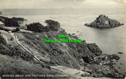 R622137 Marine Drive And Thatcher Rock. Torquay. L. 597 D. Silveresque. Valentin - World