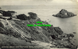 R622137 Marine Drive And Thatcher Rock. Torquay. L. 597 D. Silveresque. Valentin - Welt