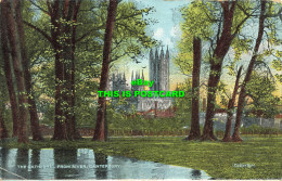 R622142 Cathedral From River. Canterbury. G. D. And D. L. 1906 - Welt