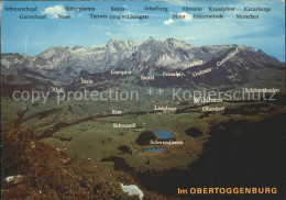 11702082 Obertoggenburg Blick Vom Chaeserrugg Mit Saentis Wildhaus - Andere & Zonder Classificatie