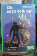 Livre L'île Surgie De La Mer Par Philippe Ebly Conquérants De L'Impossible N°10 Bibliothèque Verte - Bibliotheque Verte