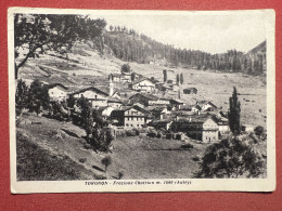 Cartolina - Torgnon ( Valle D'Aosta ) - Frazione Chatrian - 1956 - Sonstige & Ohne Zuordnung