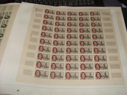 N° 1095 Au 1098 En Feuille De 50 Timbres Entières Neuves Cote 300 Euros - Fogli Completi