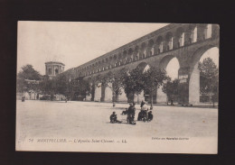 CPA - 34 - Montpellier - L'Aqueduc Saint-Clément - Animée - Circulée En 1918 - Montpellier