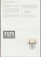Bund: Minister Card - Ministerkarte Typ IV, Berlin Mi-Nr. 640: " 200. Geburtstag Karl Friedrich Schinkel "  X - Lettres & Documents