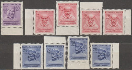 05/ Pof. 103-105, Border Stamps - Unused Stamps