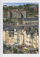 Dieppe En Normandie (seine Maritime) Le Quai Duquesne Et Le Château - F. Gordard Photographe(cp Vierge N°1820 Le Goubey) - Dieppe