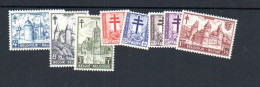 BELGIUM -1951 - ANTI TB FUND SET OF 8 MINT NEVER HINGED,  SG CAT £80+ - Unused Stamps