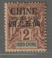 TCH'ONG K'ING - N°19 * (1903-04) 2c Lilas Brun - Unused Stamps