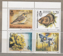 SERBIA 1995 Fauna Flora MNH(**) # Fauna 173-3 - Serbia