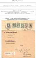 TP 420(2)-340(3)-216 Montenez S/L. Serebrakian Expédiée En Recommandé Obl. BXL 24/8/1936 > Hollande Rotterdam - Storia Postale