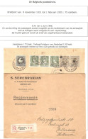 TP 420(2)-340(3)-216 Montenez S/L. Serebrakian Expédiée En Recommandé Obl. BXL 24/8/1936 > Hollande Rotterdam - Cartas & Documentos