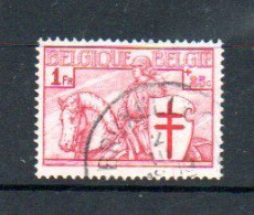 BELGIUM -1934  - ANTI TB FUND 1fr+25c RED FINE SUED,  SG CAT £20 - Used Stamps