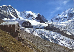 11701720 Tschiervahuette Mit Piz Bernina Und Piz Roseg Tschierva - Otros & Sin Clasificación