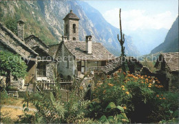 11701710 Foroglio Val Bavona Foroglio Dorfpartie Kirche Foroglio Val Bavona - Otros & Sin Clasificación