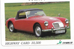 Japan Prepaid Highway Card 10500 -  Oldtimer Car MG - A - Giappone