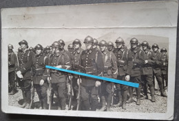 1920 1940 Mulhouse 2eme BCP Bataillon Chasseurs à Pieds Insignes Fourragère Mousquetons 1892/M16 Poilu 39 40 WW2 Photo - Krieg, Militär