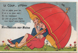 Carte Système  - Le Coup...'Pépin   - Montfaucon Sur Moine - Cartoline Con Meccanismi