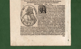 ST-FR Clovis Premier Roi De France Cosmographia Universalis Par Sebastian Münster 1550 - Estampas & Grabados